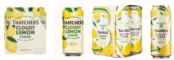 Thatchers’ packaging trademark